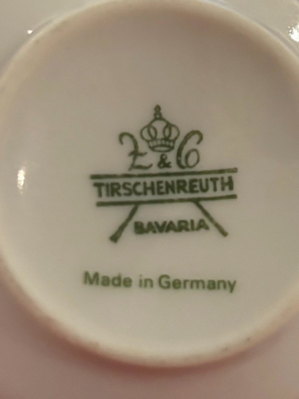 Tirschenreuth Porcelain
Demitasse Cup & Saucer
Bavaria Germany cobalt blue gold - Picture 10 of 10